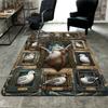 Seagull Variations Art Pattern Rug Floor Mat for Living Room or Bedroom Soft and Comfortable Carpet a Gift for Birthday and Holiday.