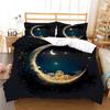3D Printing Ramadan Bedding Set Moon Theme Duvet Cover Single/double Bed Teens Adults Cover Gift
