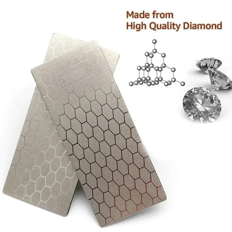 Piatră de ascuțit cu diamante 150-3000# Piatră de polizor Ascuțitor de cuțite Suprafață ultra-subțire tip fagure Piatră de ascuțit