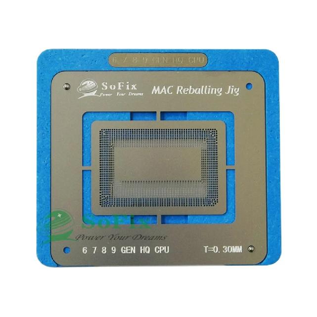 Sofix Inter M1 CPU Reballing Jig with Stencil 2013-2021 CPU BGA Reballing Kit CPU IC Chip Platform for Macbook Repair Tool