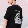 Li Ning SS22 Sakura Series Casual Sports Breathable Micro Logo Short Sleeve T-Shirt Unisex Tops Black AHSS911-3