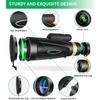 Monocular Telescope 80x100 High Power with Smartphone Adapter Tripod Larger Vision Monoculars for Adults with BAK4 Prism & FMC Lens Suitable for Bird