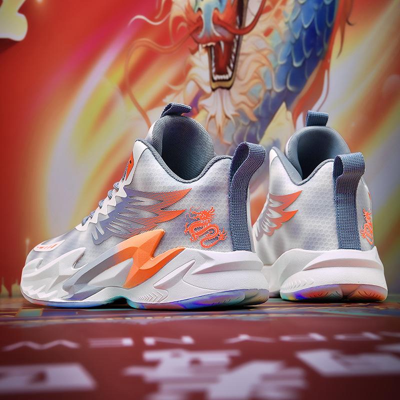 Neue Herbst atmungsaktive Basketballschuhe Paar Student Jugend Professionelles Spiel Echter Kampf Leichte High-Top Sportschuhe