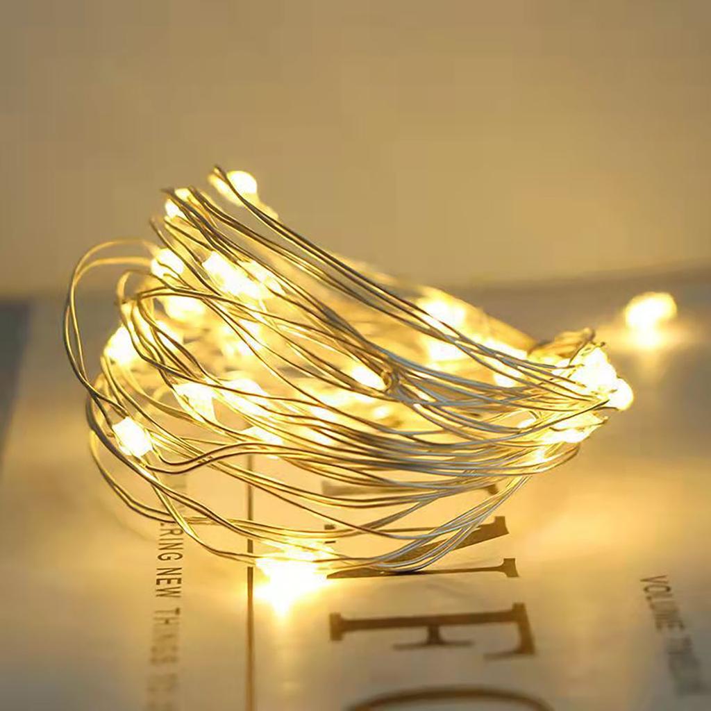 Constant Bright Copper Wire Lamp Battery Box 2m20 Lamp Holiday String Lights