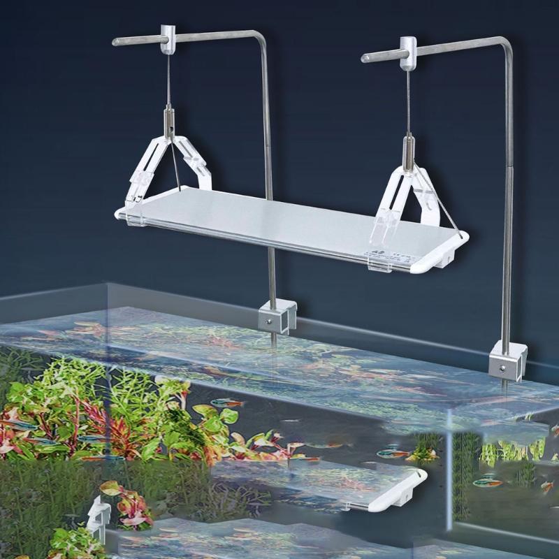 Universal Fish Tanks Lamp Mounting Frame Simple Installation Durability Aluminum Aquariums Light Support