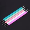 5pcs Portable Acrylic Double Head Dotting Pen Rhinestones Bead Picker Painting Pen