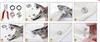 Set di Occhielli Rivetti per Lavorazione Pelle 100X Vari Colori