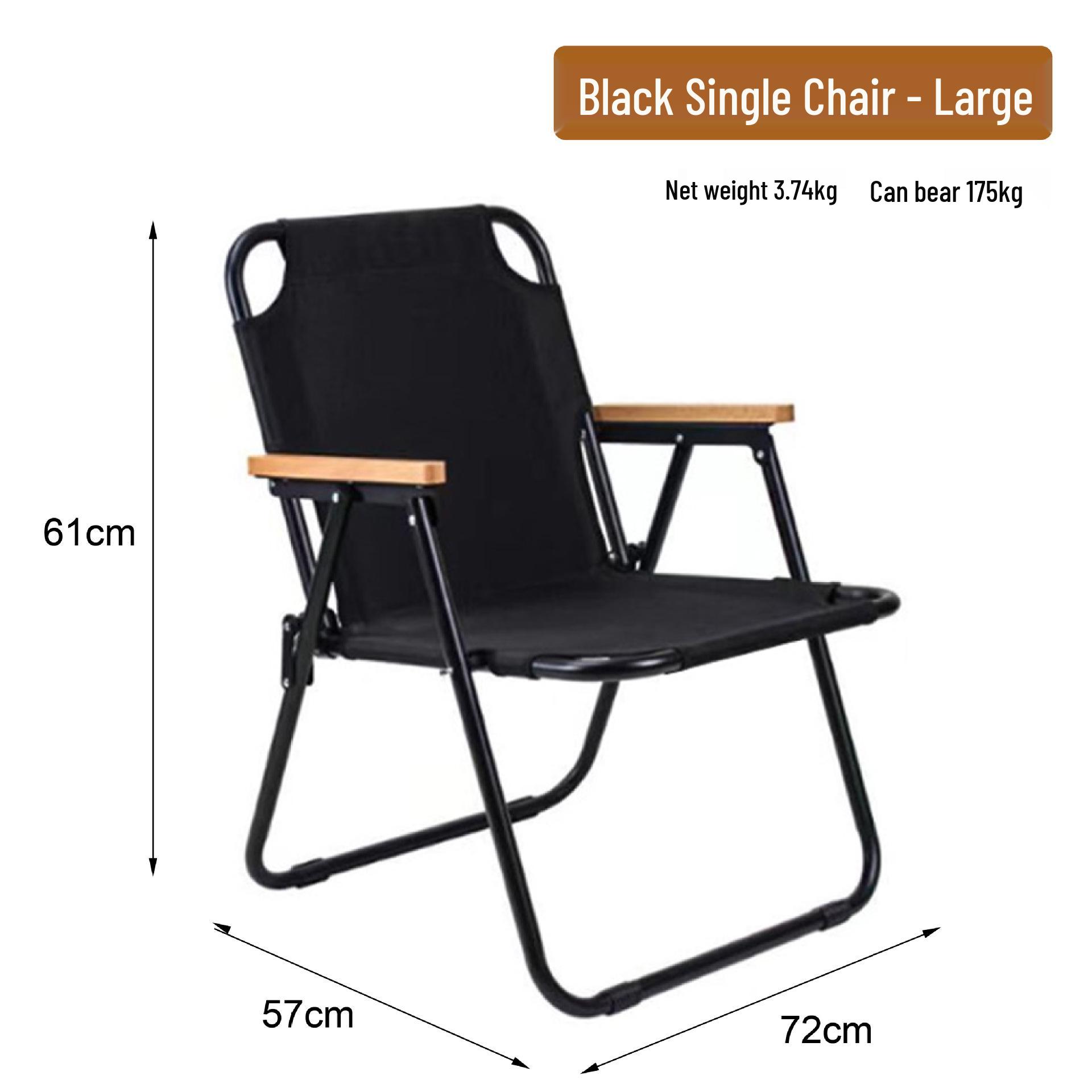 

Baining Portable Double Folding Beach Chair for Outdoor Leisure