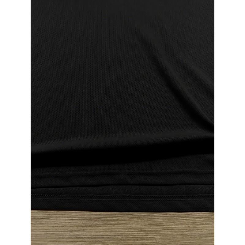 European Sizes Stay Humble Heat Transfer Print Round Neck Fashion Trend Comfortable Lightweight Men's Tee