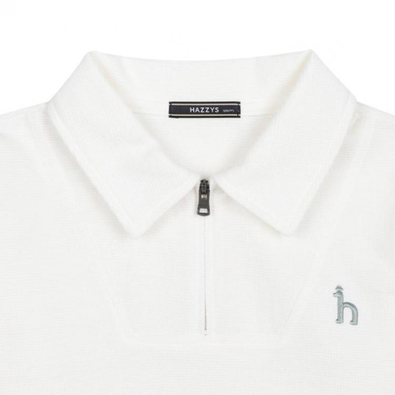 Hazzys Kids Zip Collar Sweatshirt Hts11tm09m Iv