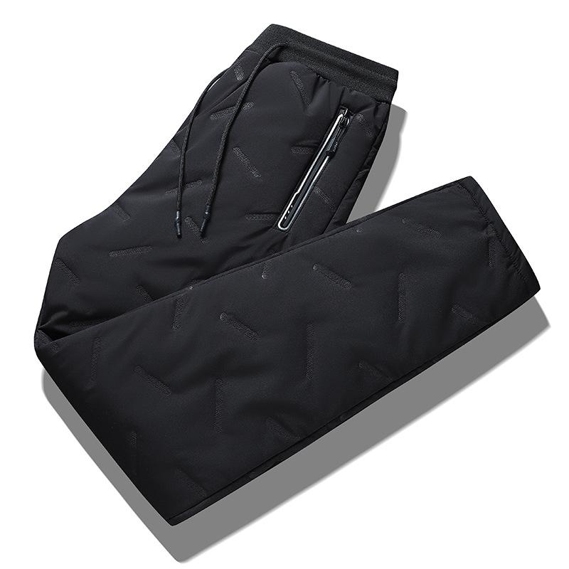 Winter Thicken Sweatpants Men Outdoors Warm Lambswoo Warm Windproof Jogging Sports Pants Causal Trousers