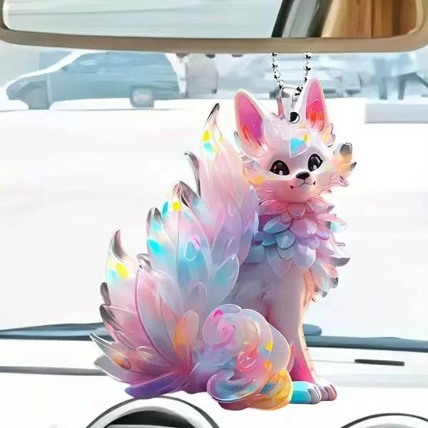 Car Acrylic Stylish Pendant Perfect For Decorative Touch In Vehicles And Trees Holiday