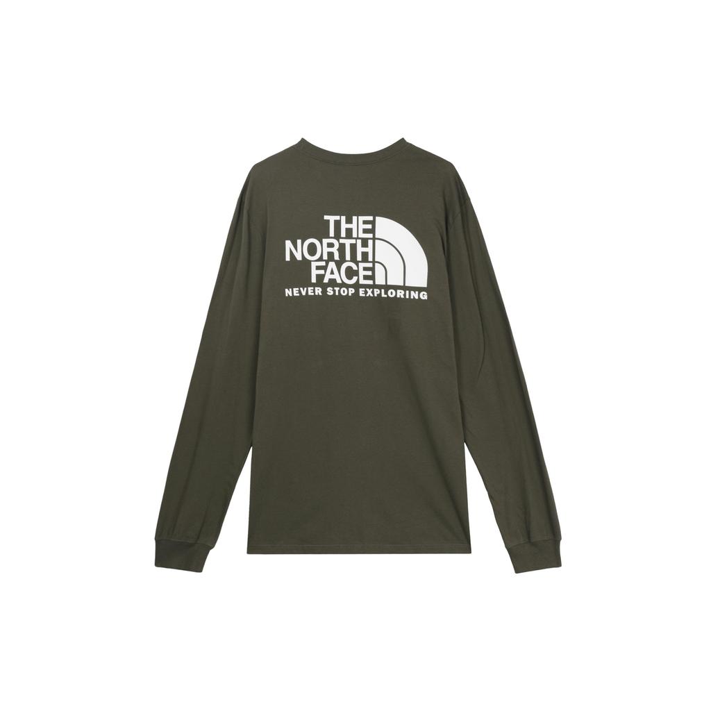 The North Face T Shirts Men's Olive Crew Neck Moderate Straight Fit NF0A4QQQ-21L