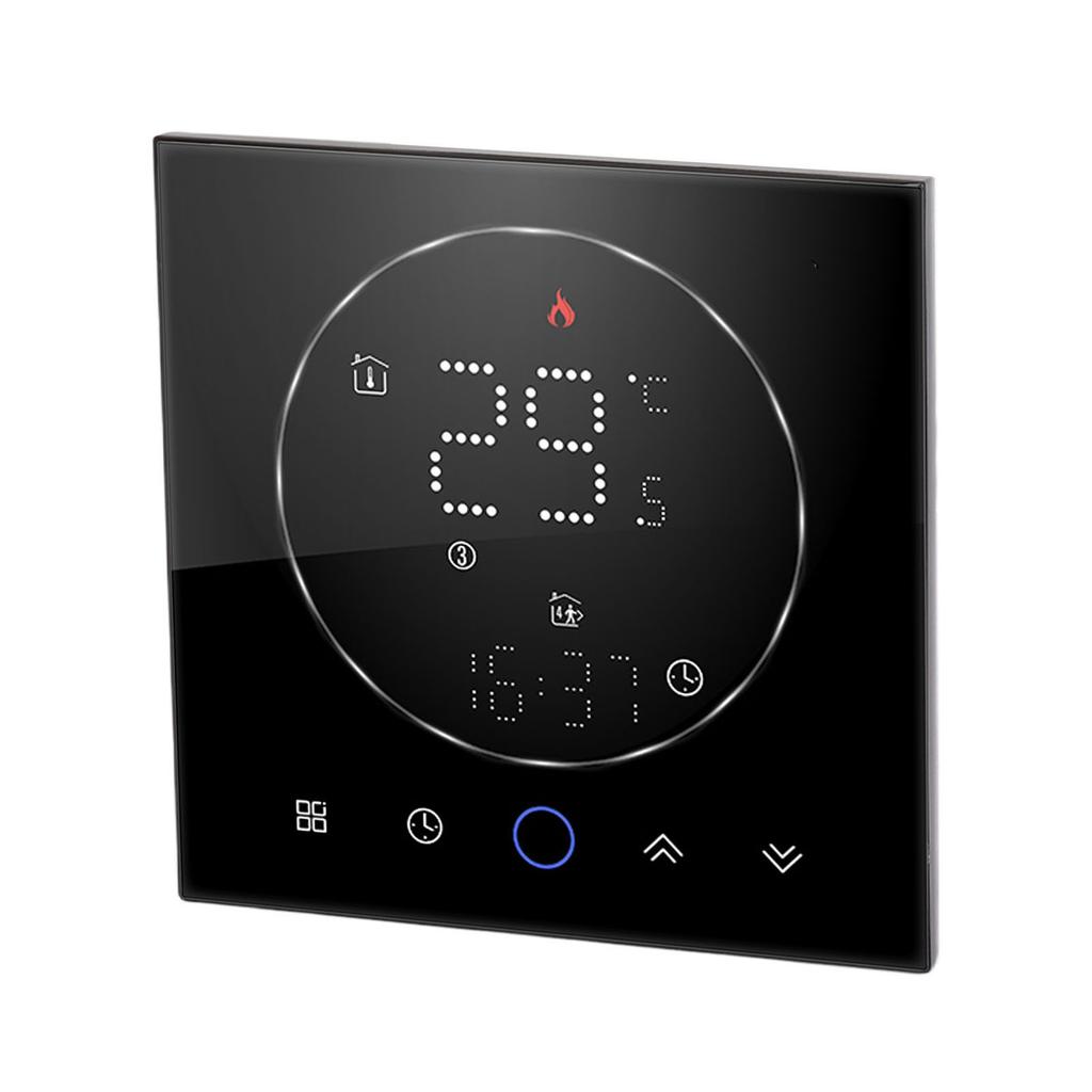 Smart Thermostat LED Screen Water Heating Control 13mm Recessed Programmable Thermostat for Home Room   AC95‑240V