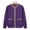 Grandma's Spring and Autumn Sweater, Middle-aged Man's Fleece Thickened Knitted Sweater, Old Woman's Mother's Autumn Cardigan