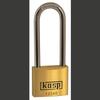Kasp K12550L80D Premium Brass Padlock 50 X 80 Mm High Shackle
