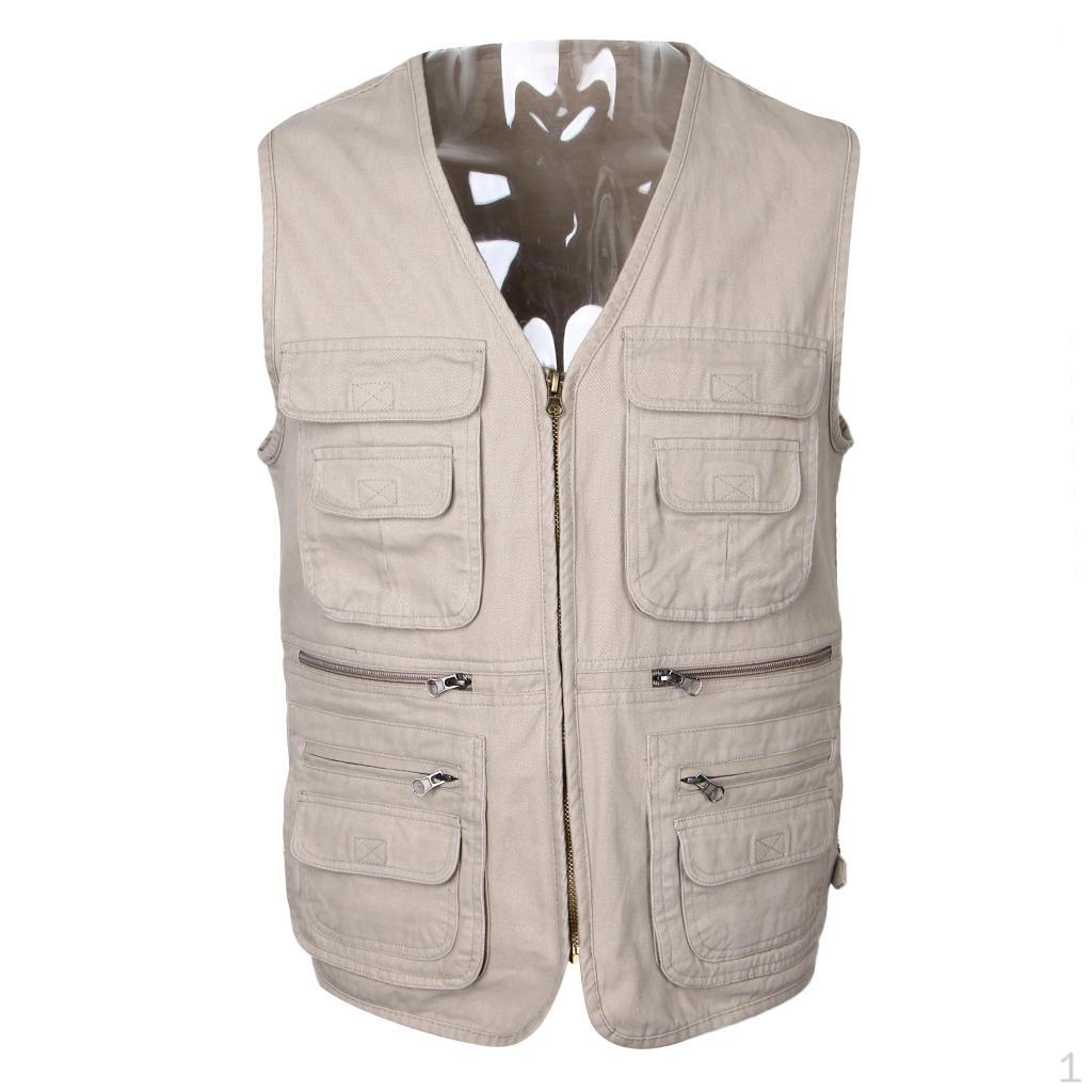 

Zipper Waistcoat Outdoor Fishing Photography XXXL