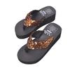 High Heels Hausschuhe Sommerschuhe für Damen Bequem Schlicht Einfarbig Damen Sandalen Plateau Hausschuhe