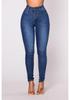 High-Waisted Slim Fit Women's Jeans - Pencil Long Pants 2025 Collection
