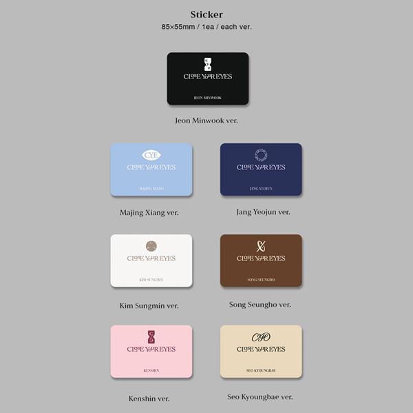 CLOSE YOUR EYES - 1st Mini Album  [ETERNALT] (POCA ALBUM) [Random Version]