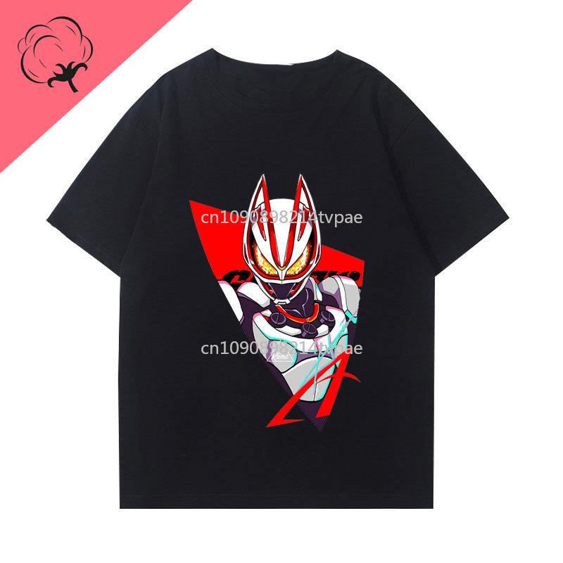 KaUnisex RiderMasked Rider Camiseta Eazan Espada Anime Shirt Personality Cotton New Pattern Printed Tee Cool Cartoon Y2k Clothes