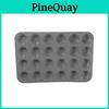 Silicone Cake Mold 24 Hole Baking Pan With Nonstick Surface For Diy Pastry Making