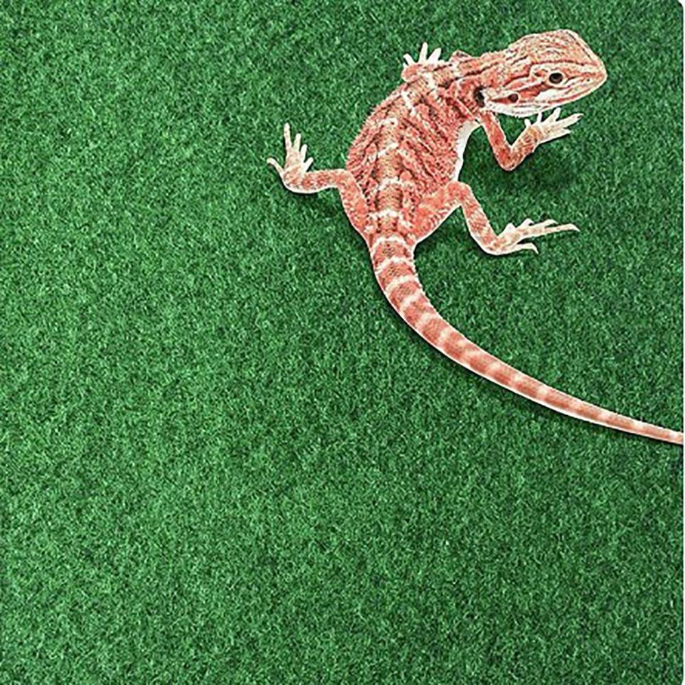 High-tech Fiber Reptile Bed Waterproof Crawling a Pet Carpet Comfortable Reptile Pad Tortoise