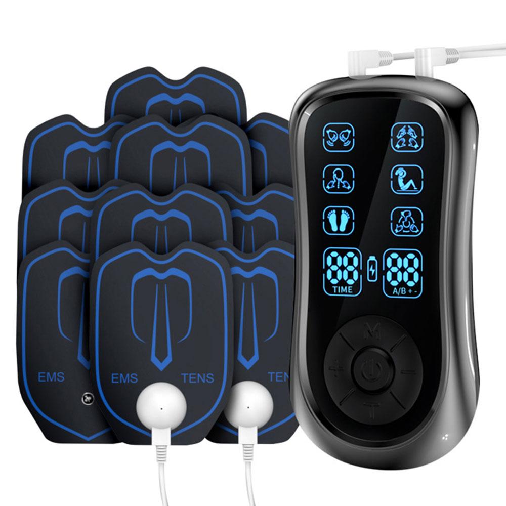 6 Modes EMS Eletric Professional Muscle Stimulation Physiotherapy Tens Unit Machines Pulse Impulse Mini Full Body Massager