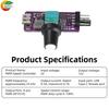 PWM Fan Speed Controller 4-Pin USB Type-C for DIY Water Cooling with Stepless Adjustment and High Efficiency Boost