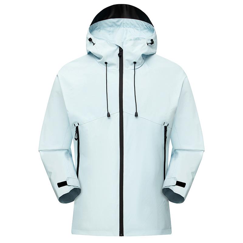 Spring/Autumn Waterproof Hooded Windbreaker - Unisex Outdoor Sports Jacket