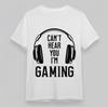 Men's Soft Comfortable Classic T-Shirt Mens Womens Tees Top Gaming Humor Headset Graphic Oversize Tee