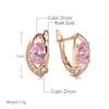 Kinel Shiny Cubic Zircon Drop Earrings For Women