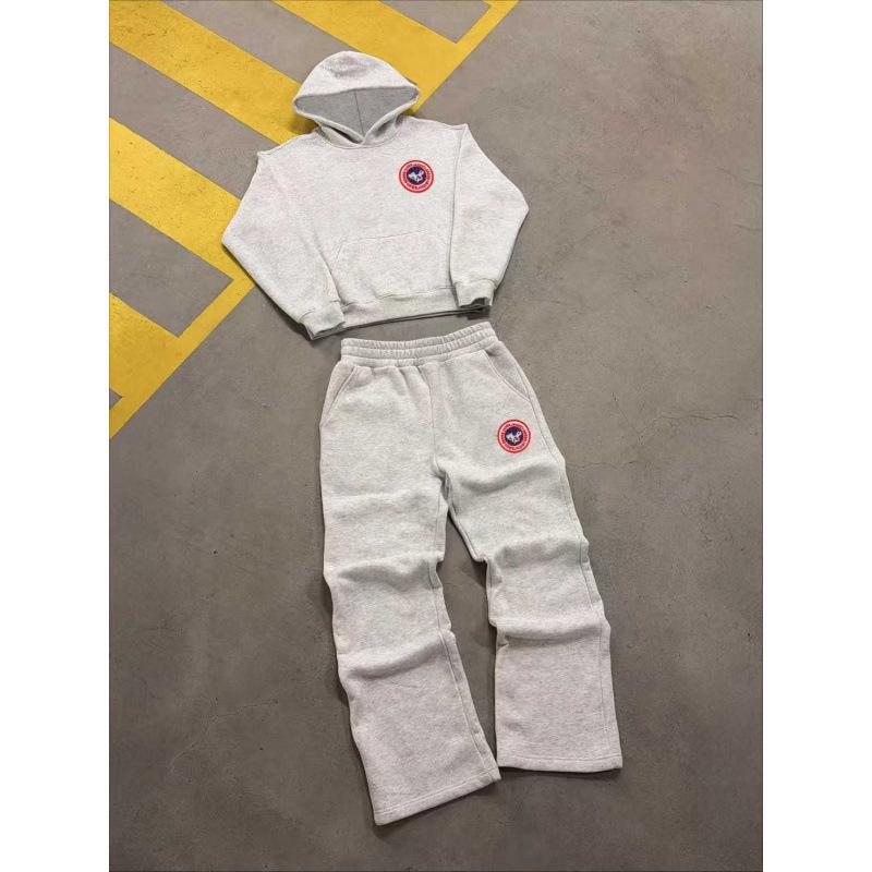 Y2K Retro Hoodie & Sweatpants Set - European & American Street Style