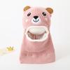 Baby Hat Scarf Integrated Hat Winter Warm Thickened Knitted Ear Hat Cute Super Cute Boys and Girls Wool Hat