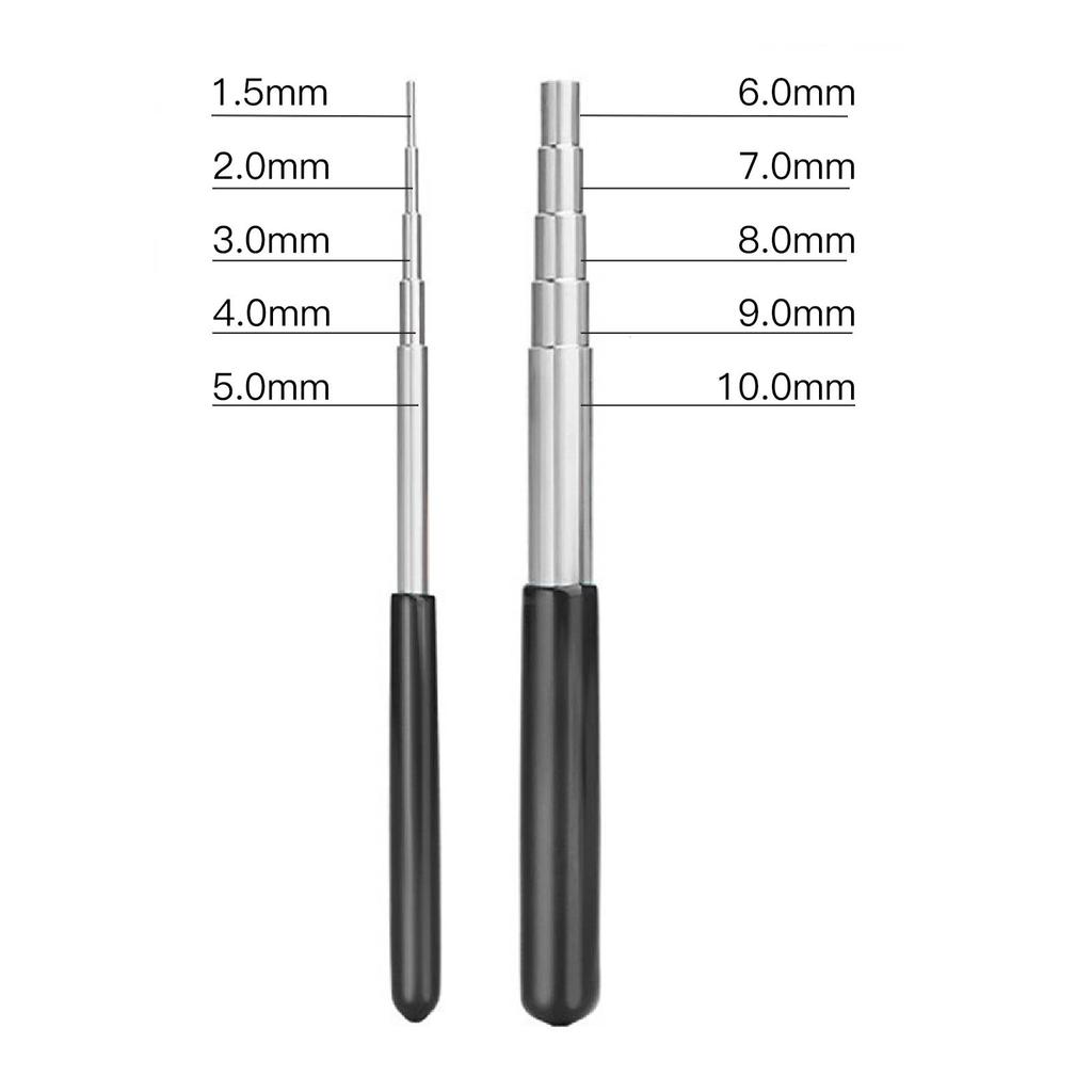 Stainless Steel Wire Winding Rod Set, Multiple Sizes Solid Steel Winding Bars for Jewelry Making, Wire Wrapping, Beading & DIY Crafts