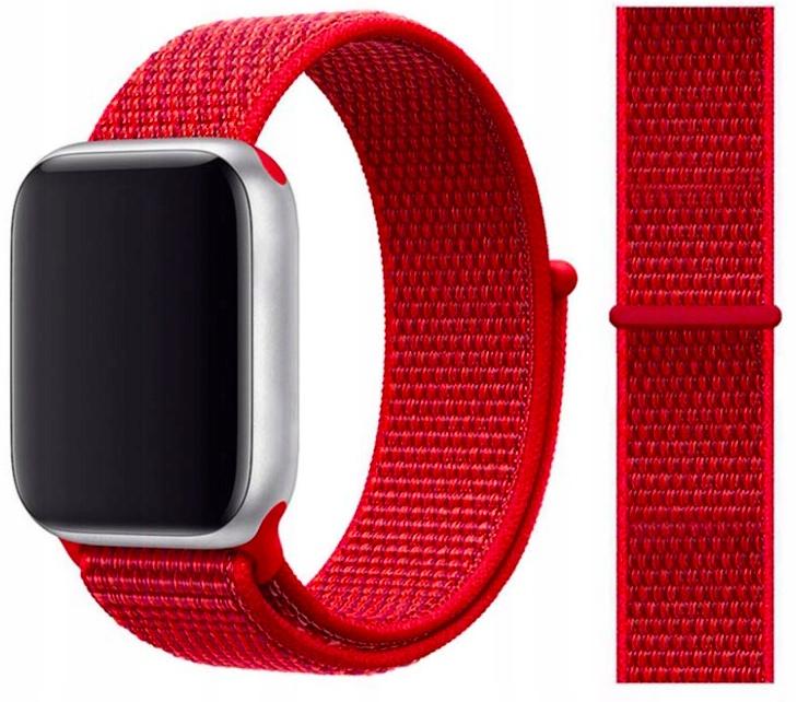 Strap For Apple Watch 1/2/3/4/5/6/7/8/9/Se 42/44 Red Material