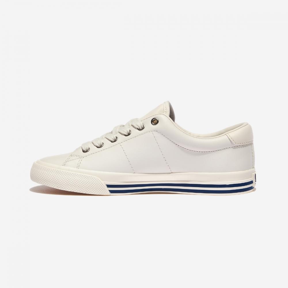 Fred Perry Underspin Leather B4343 Snow Wht Shaded Cobalt  V85 