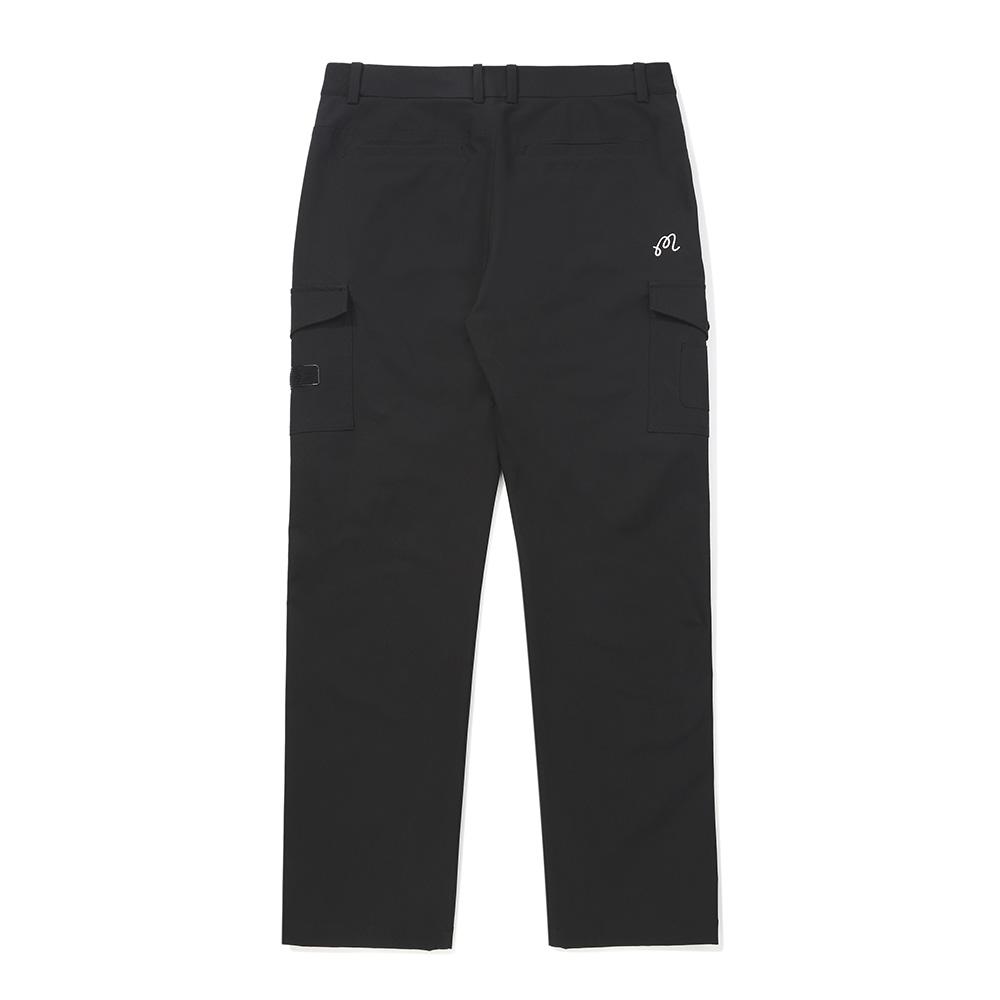MALBON GOLF Semi-Wide Cargo Pants Black (Man)