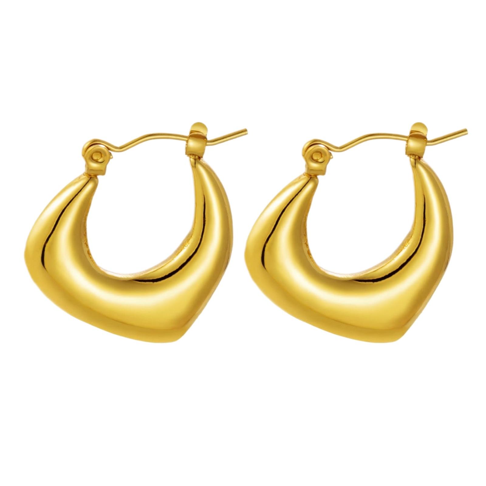 

Серьги из нержавеющей стали для женщин Винтажные Роскошные Стильные Титановые стальные украшения one size