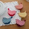 1Pc Pot Lid Cap Creativity Bird Anti-scald Embroidery Pattern Thermal Insulation Heat-resistant Cotton Pot Clamp Anti Scald Cover