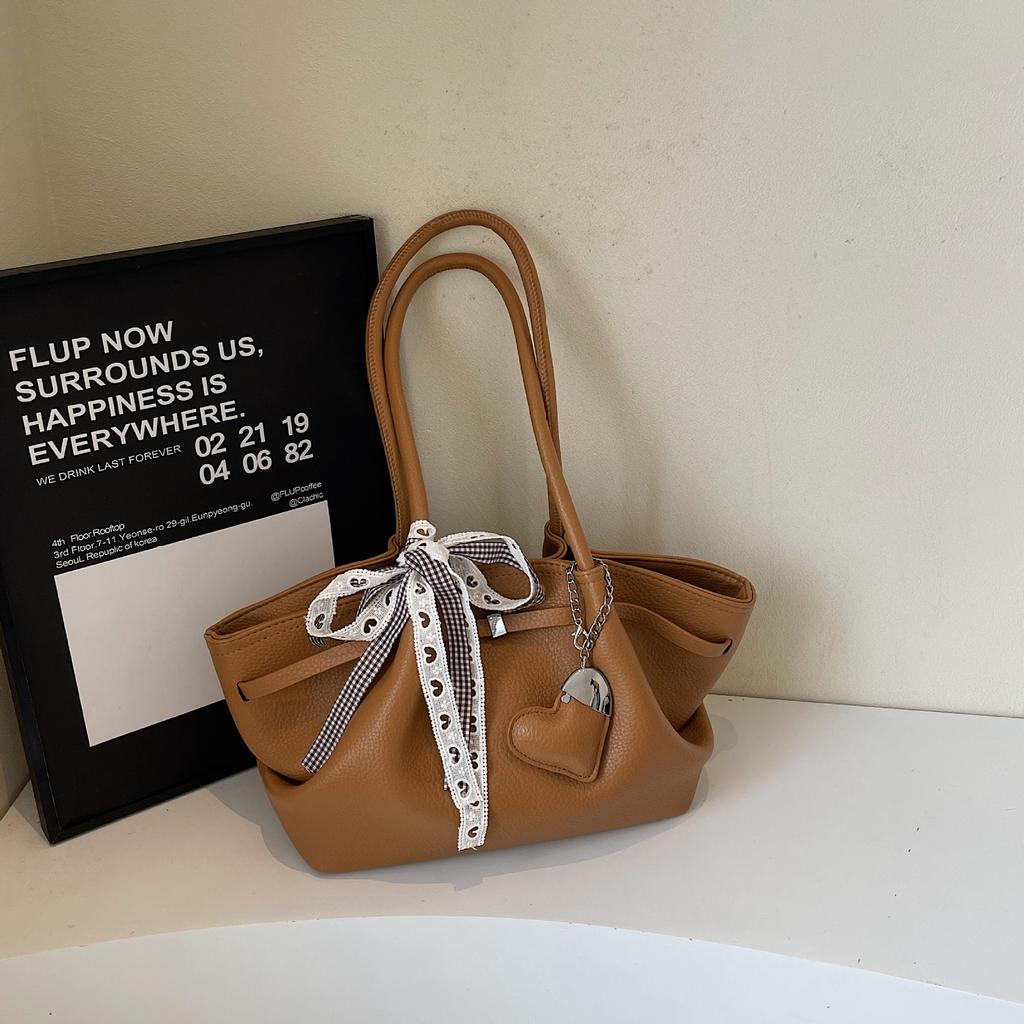 Advanced Handheld Bucket Bag for Women, New Korean Style Fashion Casual Shoulder Bag, Trendy Commuting Women's Bag