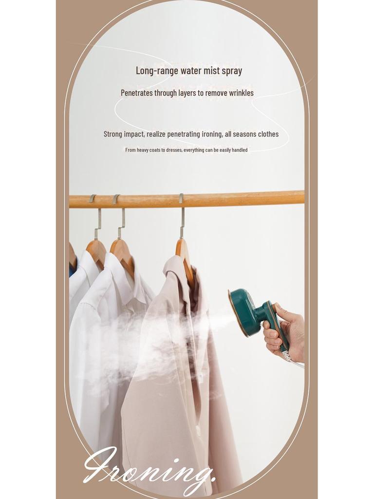 "Large Handheld Portable Electric Steam Iron for Household Use"