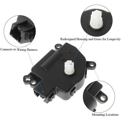 1PC Plastic HVAC Air Blend Door Actuator Fit for Dodge/Chrysler 604-004,5061099AA