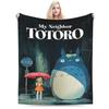 T-Totoroes Decke Ultra-Weiches Fleece Neuheit Geschenk Cartoon Grau Totoro Überwurfdecken Bettwäsche Überwürfe