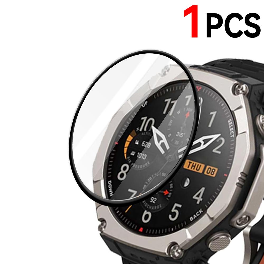 1-5pcs Flexible Pmma Composite Films for Amazfit T-REX Ultra 2 Full Coverage Watch Screen Protectors Not Glass for T-REX Ultra 2
