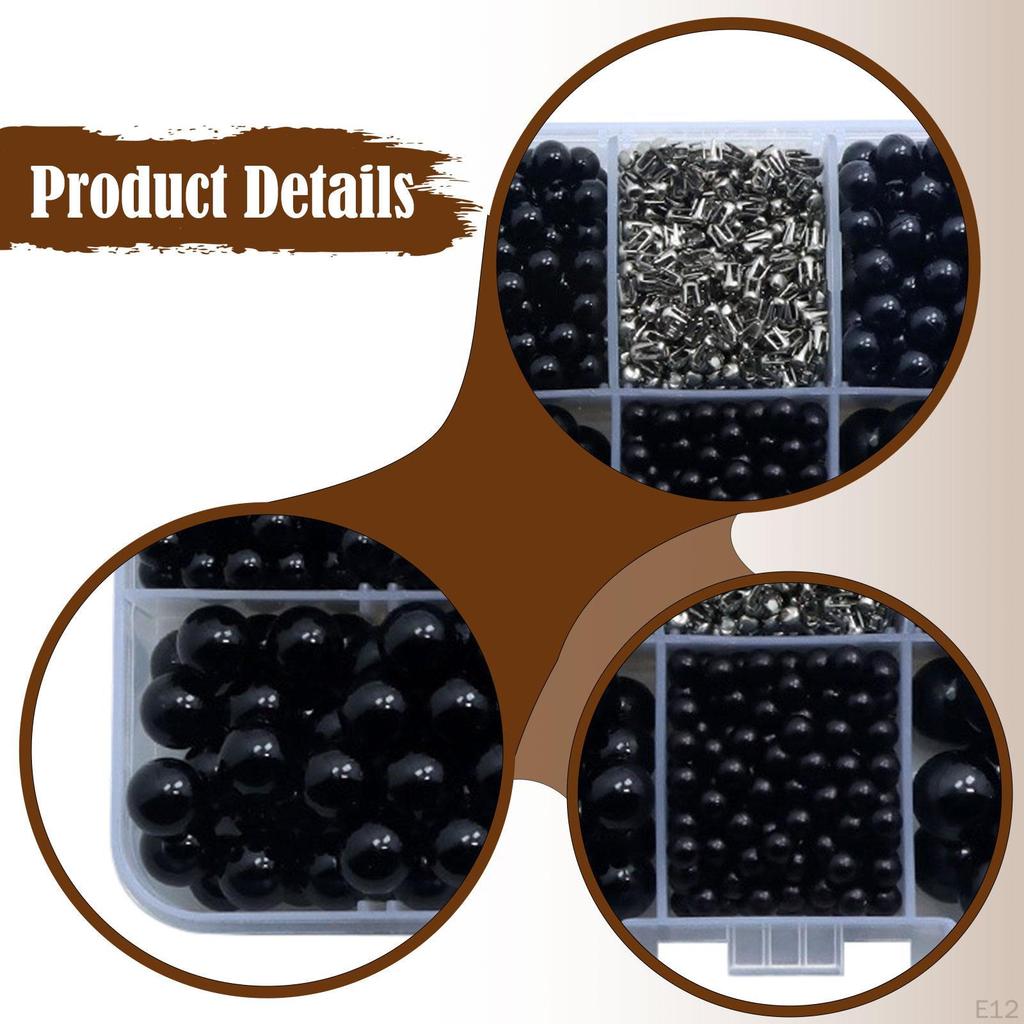 600 Pieces Crafting Beads Beading Supplies Imitation Multifunctional Loose for Vase Filler