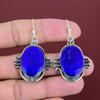 Lapis Lazuli Earrings Genuine Gemstone Earring Handmade Jewelry 925 Sterling Silver Earring Very Pretty Dangle Drop Earring Gifts For Mother