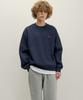 G Knock Laminated Small Logo Embroidered Sweatshirt [Navy]