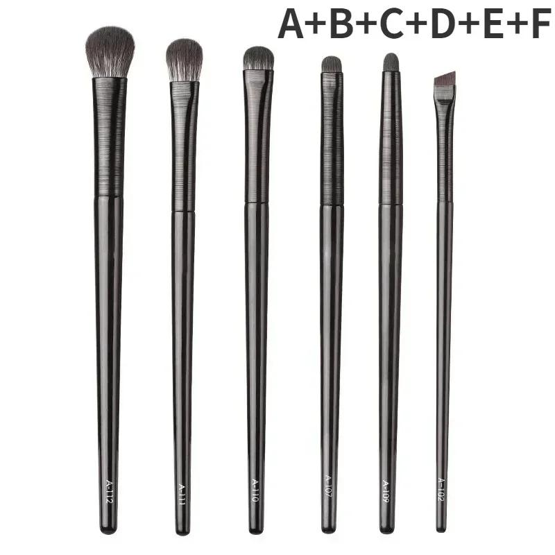 Přírodní materiál Profesionální sada štětců na make-up Oční stíny Powder Foundation Blush Contour Shadow Mixed Makeup Beauty Tool