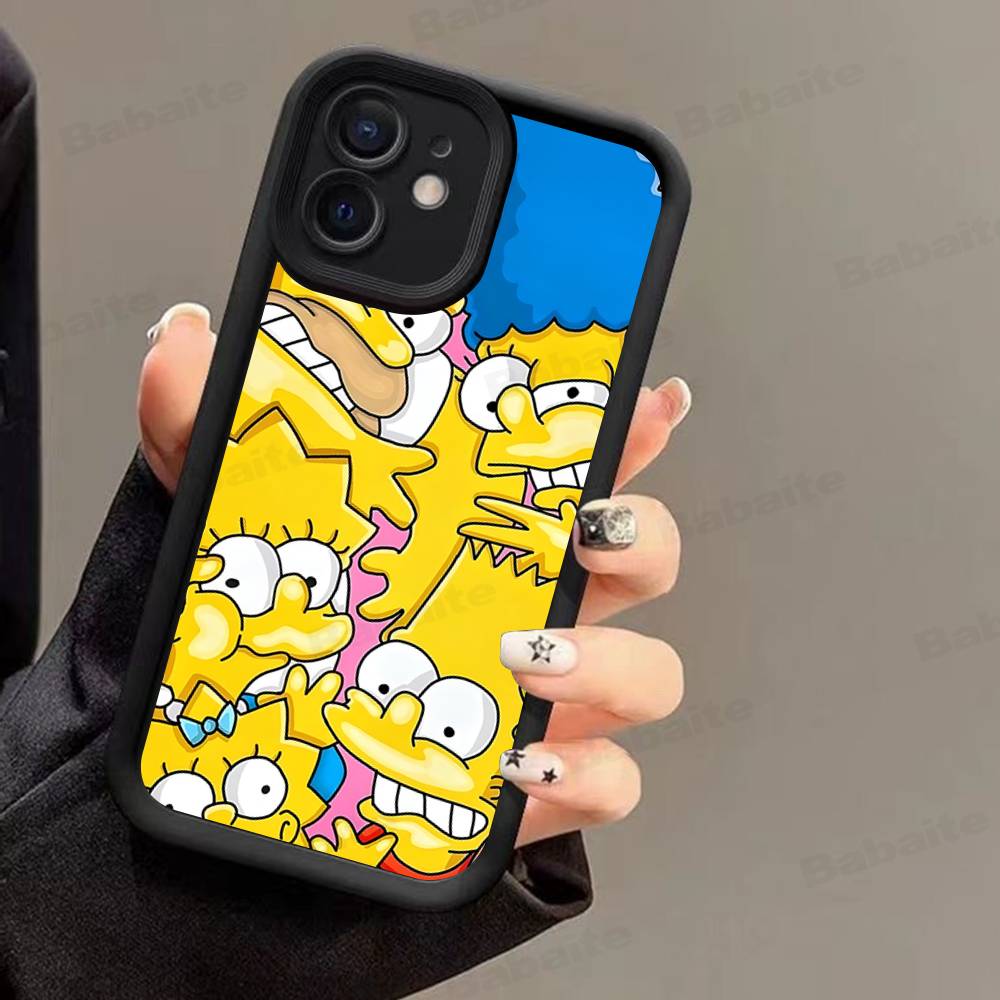 Funny Cartoon S-Simpsons For IPhone 17 16 15 14 13 12 11 Pro Max Plus Phone Case Covers